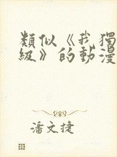 类似《我独自升级》的动漫