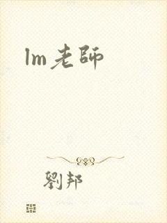lm老师封面