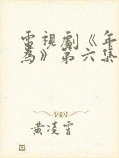 电视剧《年少有为》第六集免费观看