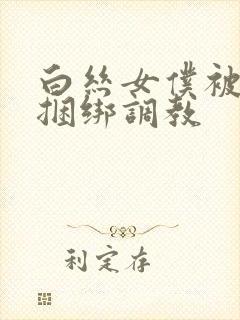 白丝女仆被主人捆绑调教封面