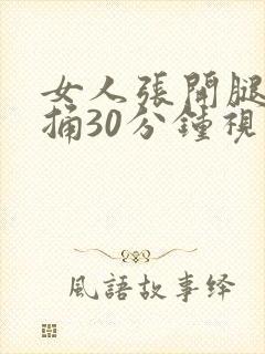 女人张开腿男人捅30分钟视频