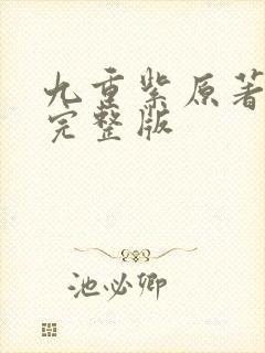 九重紫原著小说完整版封面