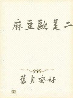 麻豆欧美二区封面
