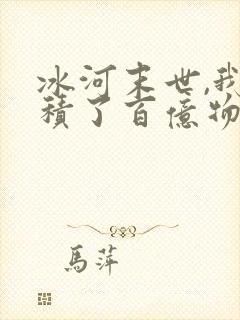 冰河末世,我囤积了百亿物资封面