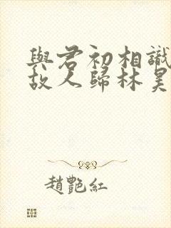 与君初相识恰似故人归林昊青