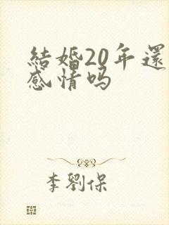 结婚20年还有感情吗