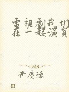 电视剧我们好好在一起演员表封面