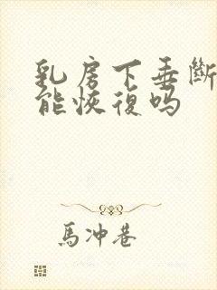 乳房下垂断奶后能恢复吗