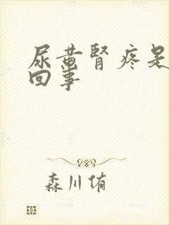 尿黄肾疼是怎么回事