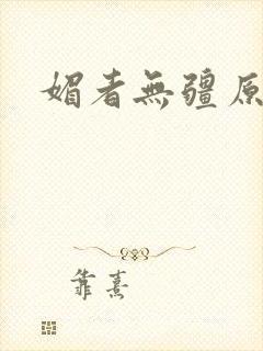 媚者无疆原著