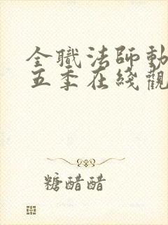 全职法师动漫第五季在线观看
