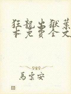 狂龙出狱叶风整本免费全文阅读封面