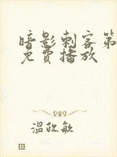 暗影刺客第八季免费播放