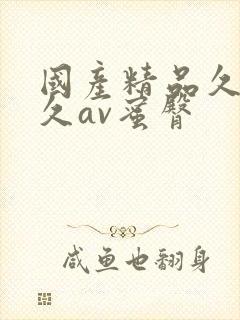 国产精品久久久久av蜜臀