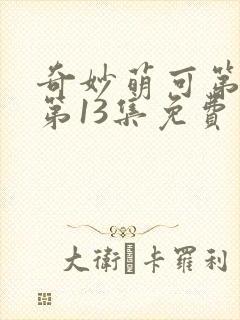 奇妙萌可第七季第13集免费观看封面