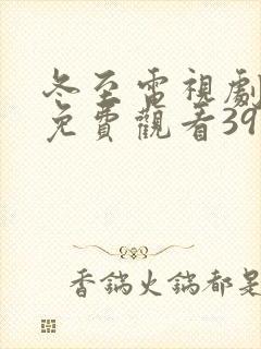 冬至电视剧手机免费观看39集