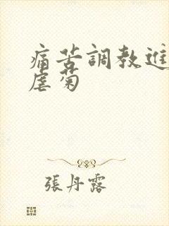 痛苦调教进肠道虐菊