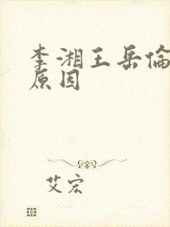 李湘王岳伦离婚原因