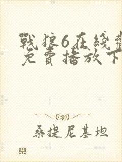 战狼6在线观看免费播放下载