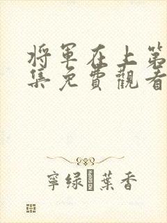 将军在上第60集免费观看封面