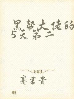 黑帮大佬的365天第二