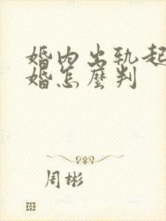 婚内出轨起诉离婚怎么判