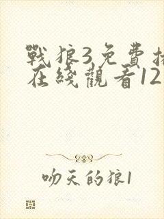 战狼3免费播放在线观看12集高清