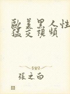 欧美黑人性黑人猛交视频封面