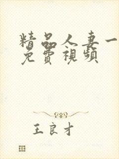 精品人妻一区区免费视频