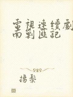 电视连续剧大西南剿匪记封面