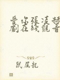 爱你张凌赫电视剧在线观看完整版免费观看