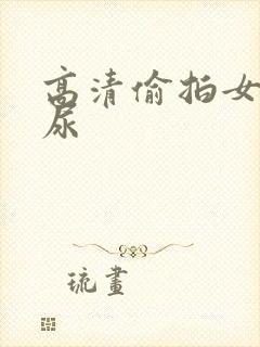 高清偷拍女厕撒尿