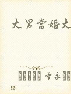 大男当婚大结局