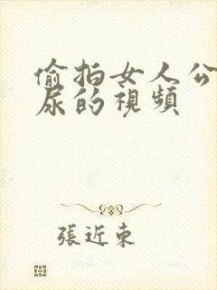 偷拍女人公厕尿尿的视频