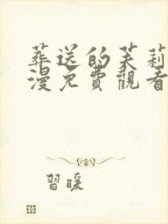 葬送的芙莉莲动漫免费观看简体字