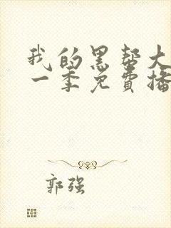 我的黑帮大佬第一季免费播放