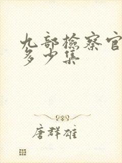 九部检察官一共多少集封面