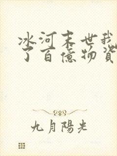 冰河末世我囤积了百亿物资免费阅读封面