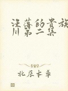 没落的贵族琉璃川第二集封面