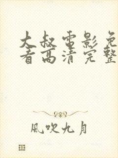 大叔电影免费观看高清完整版