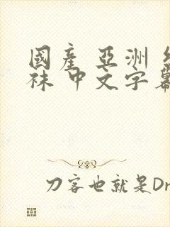 国产 亚洲 丝袜 中文字幕