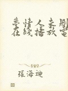 梦情人未删减版在线播放电视剧剧情介绍封面