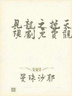 见龙之挽天倾电视剧免费观看
