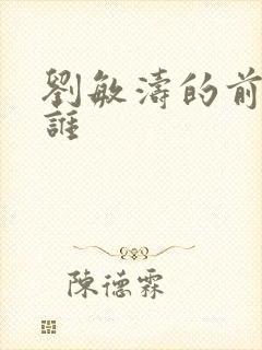 刘敏涛的前夫是谁封面