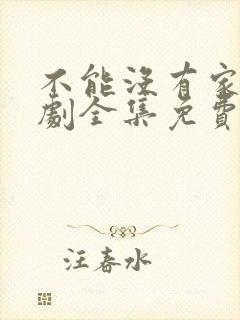 不能没有家电视剧全集免费播放