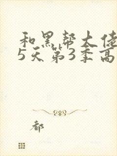 和黑帮大佬365天第3季高清