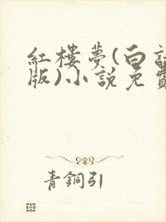 红楼梦(白话文版)小说免费在线阅读
