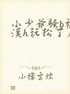小少爷骚b被粗汉h玩松了尿进去