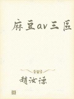 麻豆av三区