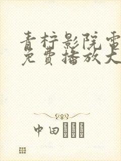 青柠影院电视剧免费播放大全在线封面